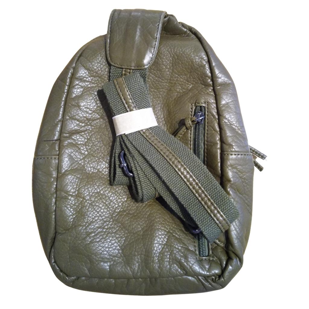 Shamrock Washed Pocket Sling Bag- Hunter Green
