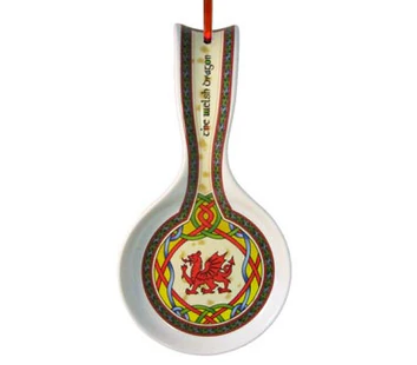 Welsh Dragon Spoon Rest- Welsh Weave