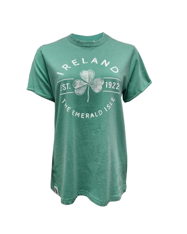 Ocean Green Washed Ladies T-Shirt