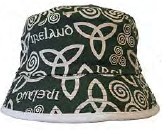 Green Ireland Celtic Knot Reversible Bucket Hat