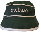 Green Ireland Celtic Knot Reversible Bucket Hat