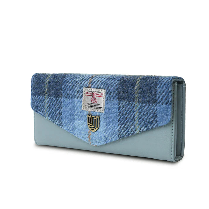 Islander Harris Tweed Large Clasp Clutch Purse 'Black Watch Tartan'