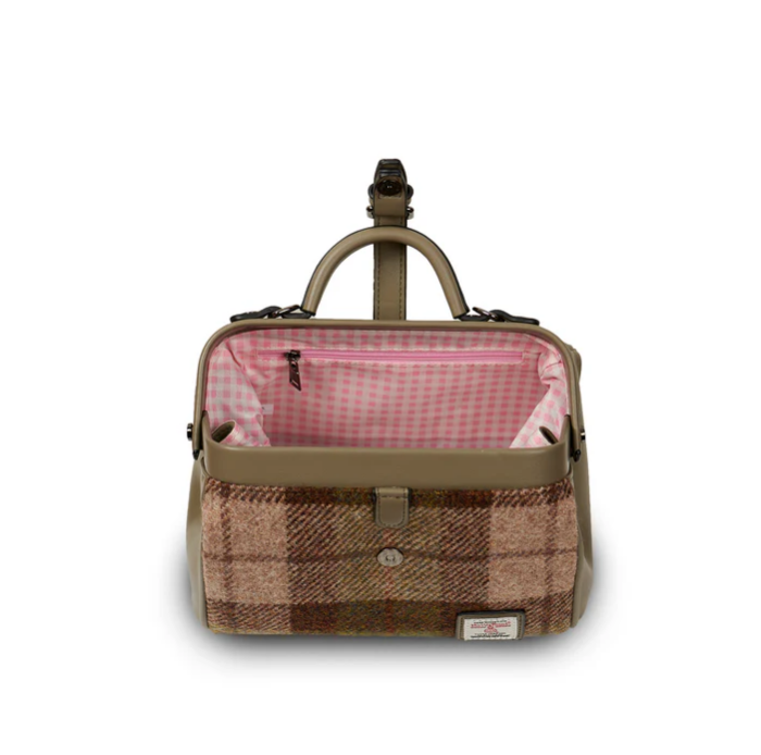 Islander Harris Tweed Medium Doctor Bag 'Chestnut Tartan'