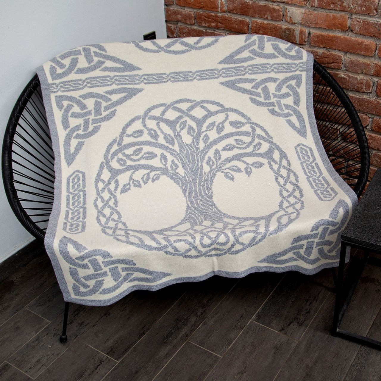 Tree of Life Trinity Knot Throw