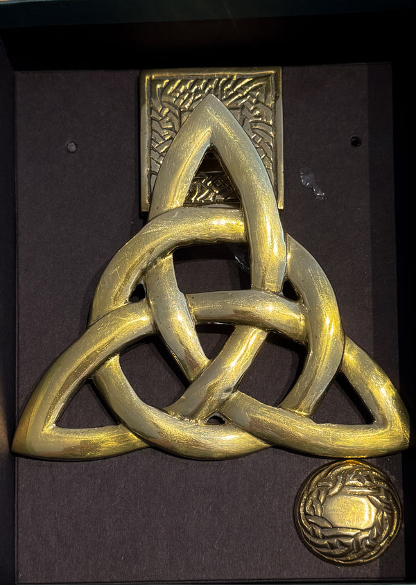 Brass Trinity Knot Door Knocker
