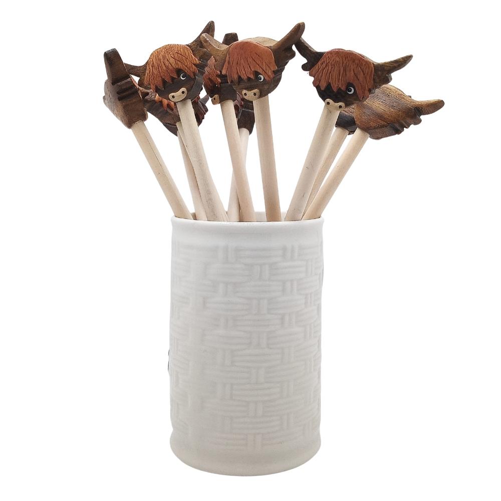Wooden Cow Pencil