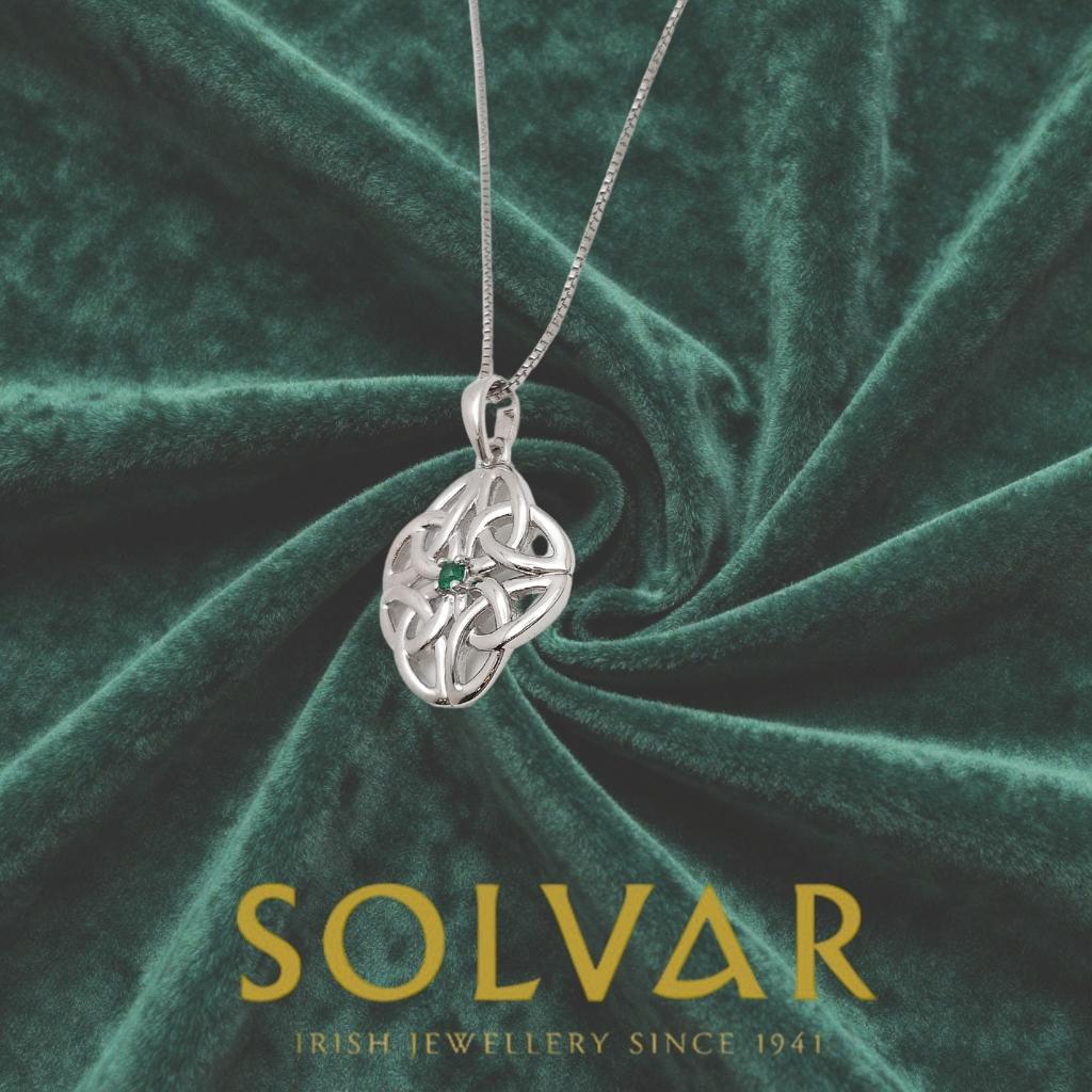 Acara Sterling Silver Celtic Knot Necklace by Solvar Jewelry - Necklaces