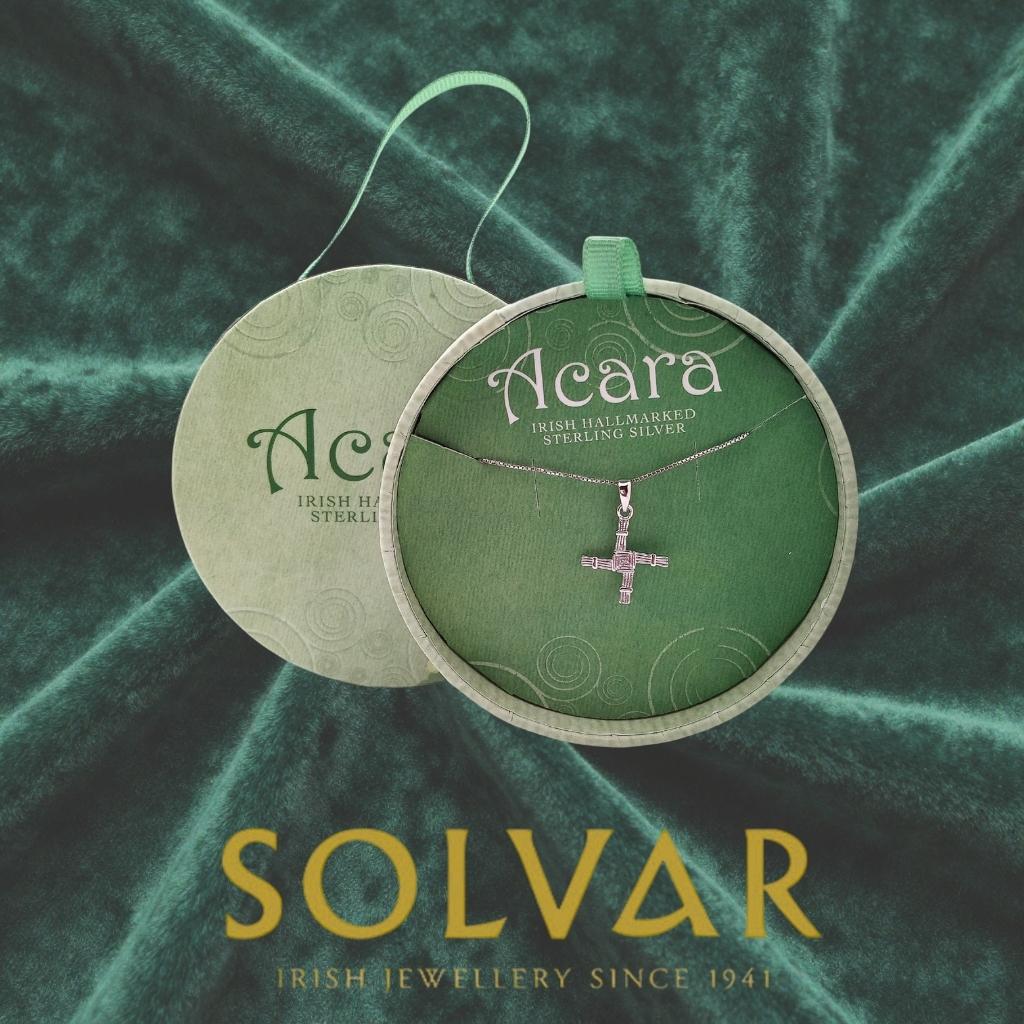 Acara Sterling Silver St. Brigid's Cross Necklace by Solvar Jewelry - Necklaces