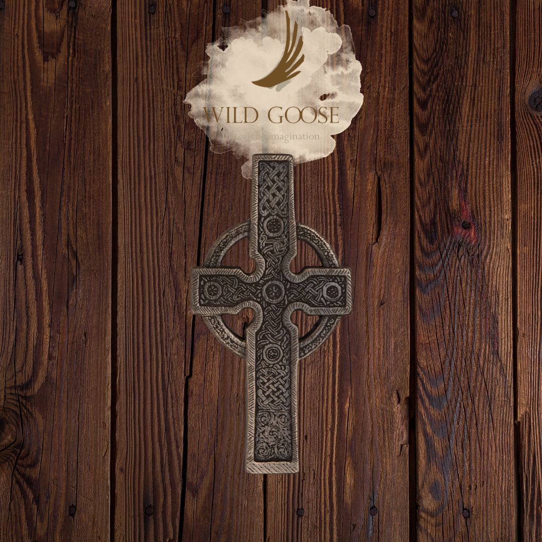 Ahenny Celtic Cross Bronze Wall Plaque