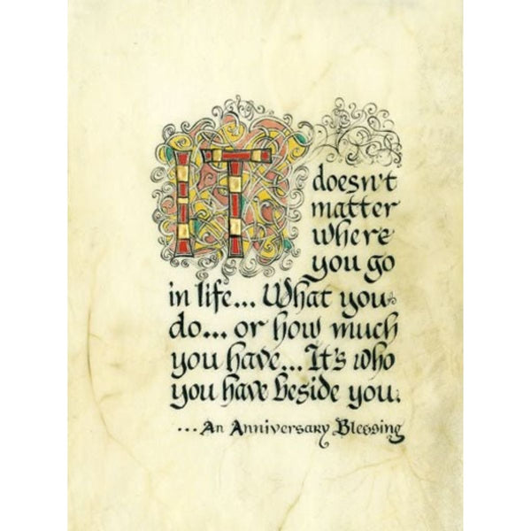 Anniversary Blessing 8x10 Matted Print
