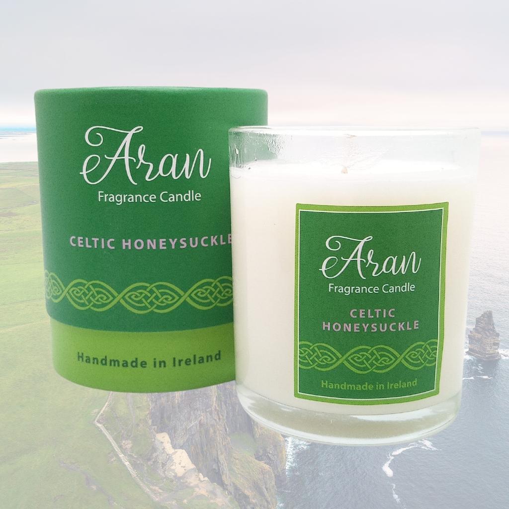 Aran Celtic Honeysuckle Candle 150g