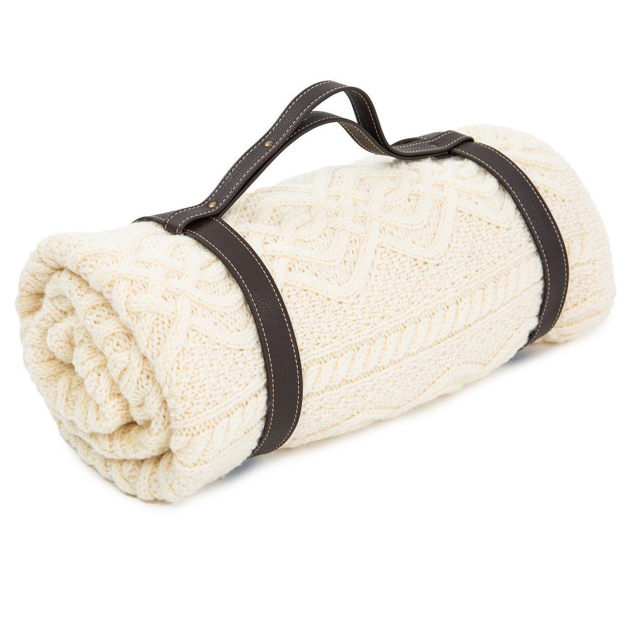 Aran Picnic Throw - The Celtic Gift Store - 