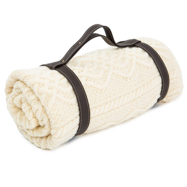 Aran Picnic Throw - The Celtic Gift Store - 