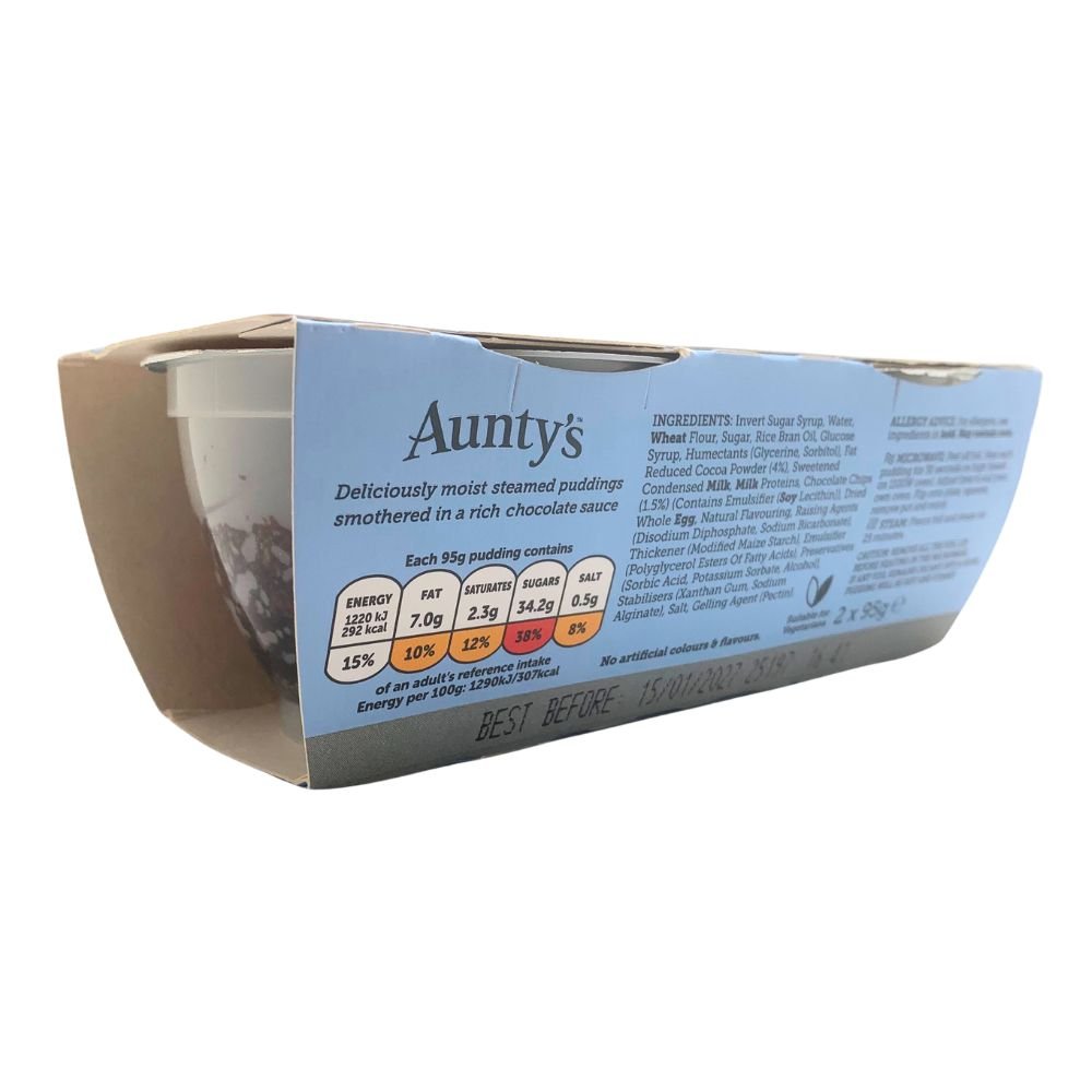 Aunty's Chocolate Syrup Pudding - 2 Pack - The Celtic Gift Store - Food - Gifts