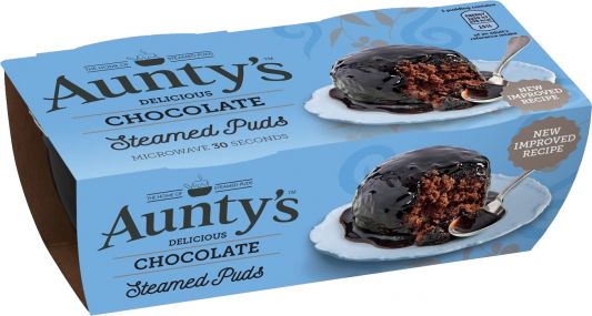 Aunty's Chocolate Syrup Pudding - 2 Pack