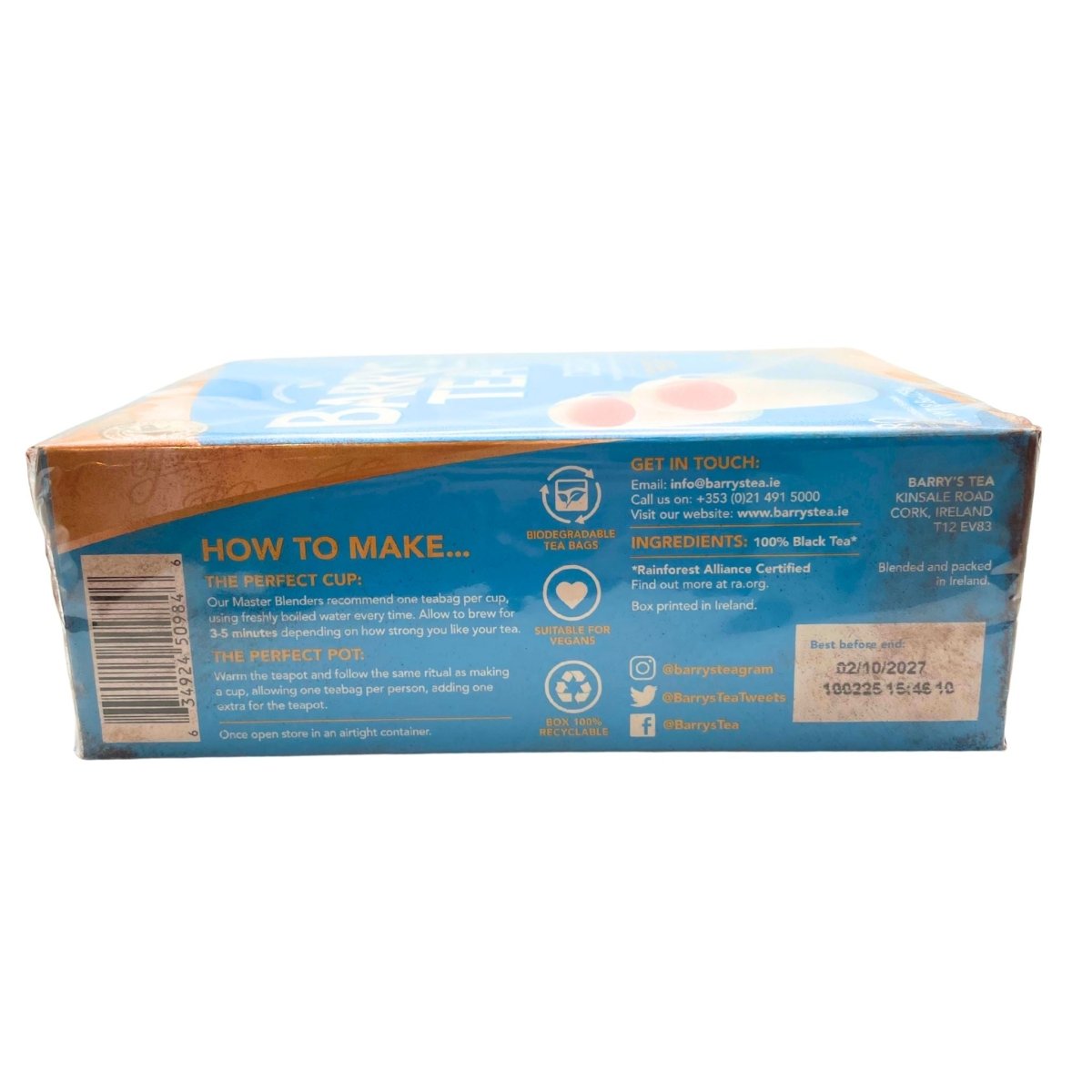 Barry's Tea Decaf (80 Bags)