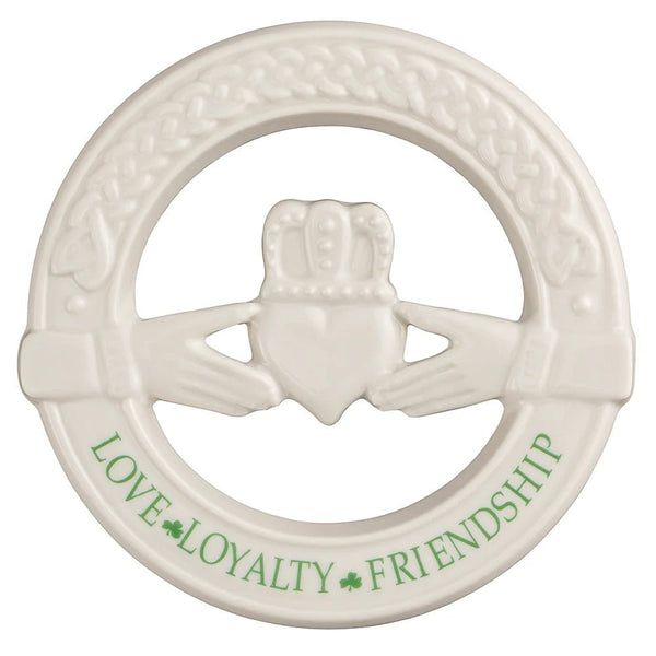 Belleek Claddagh Wall Plaque - The Celtic Gift Store - Decor
