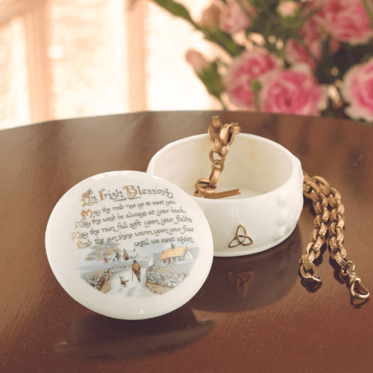 Belleek Classic Irish Blessing Gift Box
