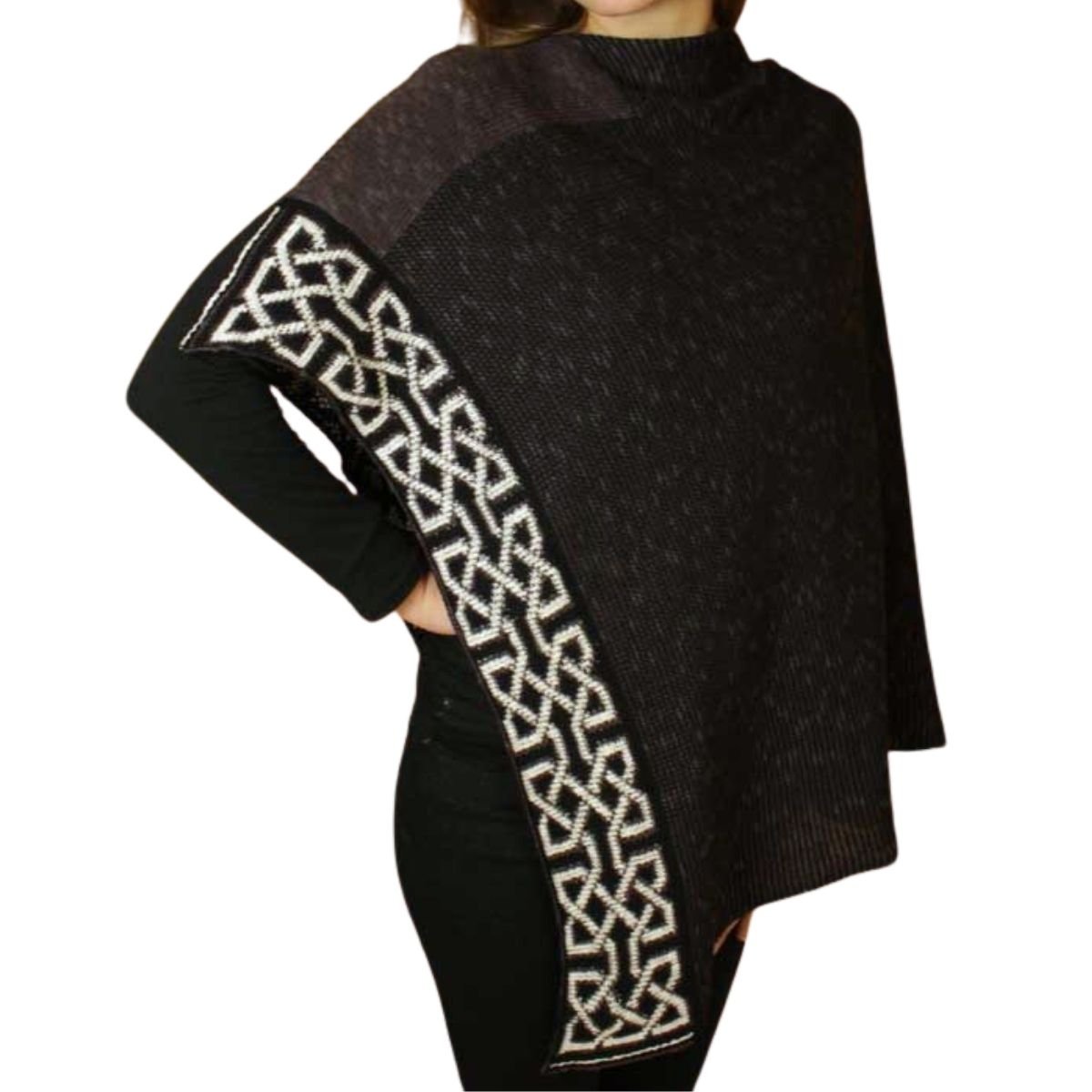 Bill Baber Ballater Shawl - Charcoal
