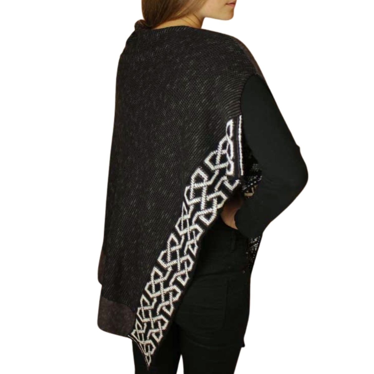 Bill Baber Ballater Shawl - Charcoal