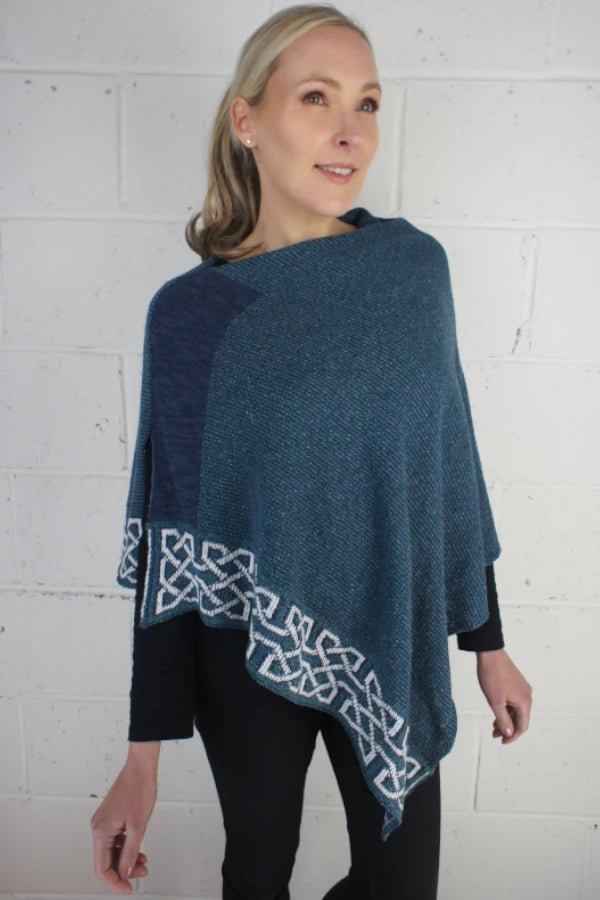 Bill Baber Ballater Shawl - Marine - The Celtic Gift Store - Scarves & Shawls