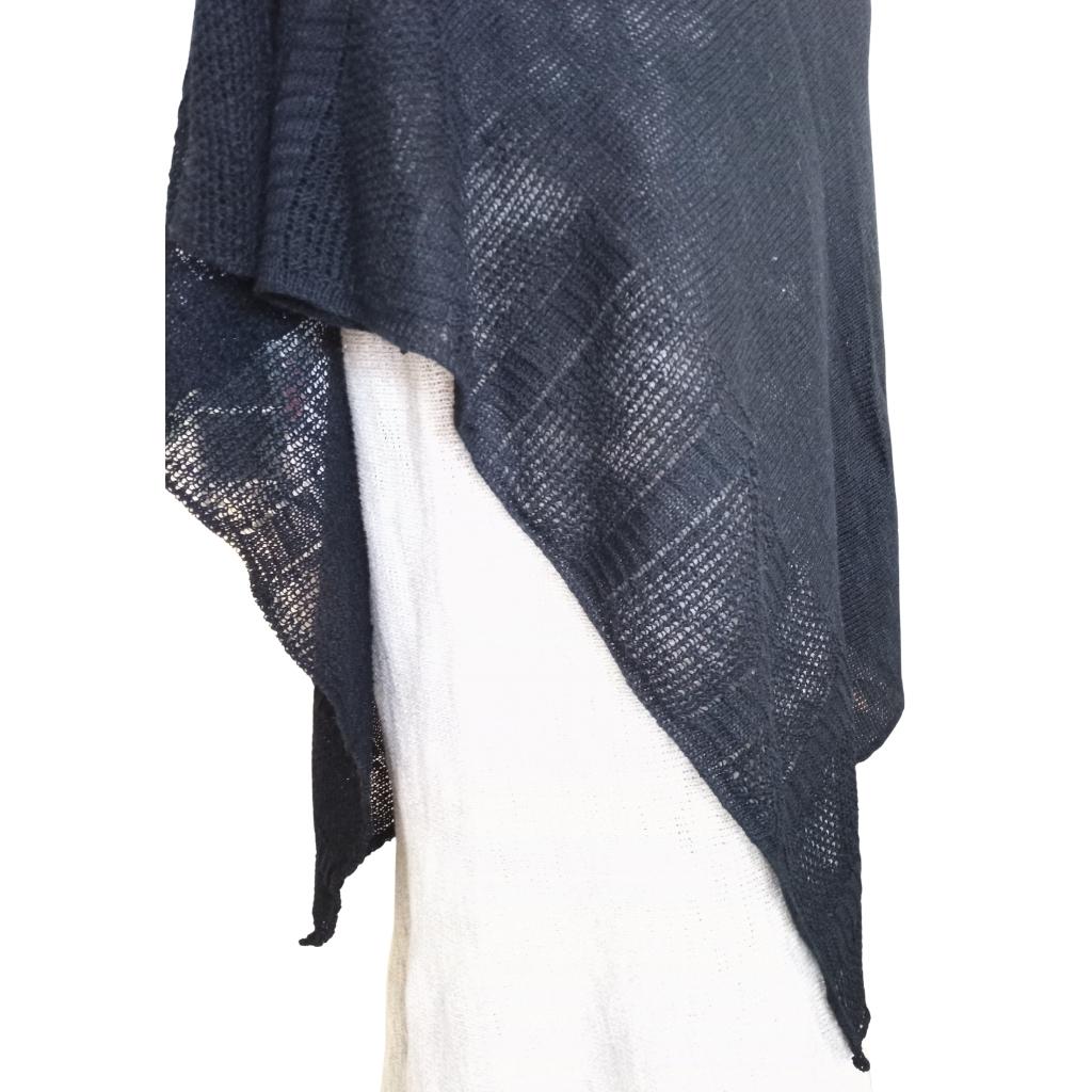 Bill Baber Linen Cape - Black