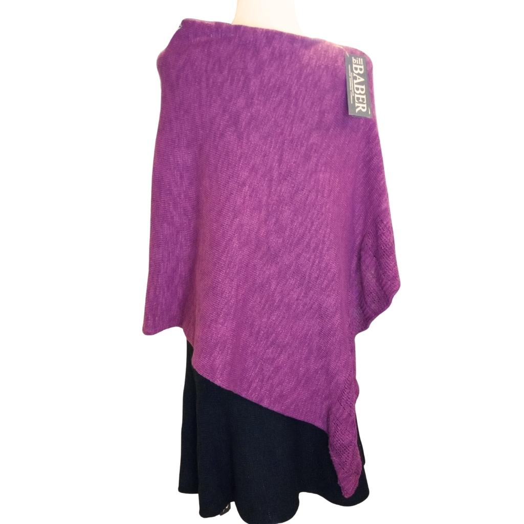 Bill Baber Linen Cape - Mallow