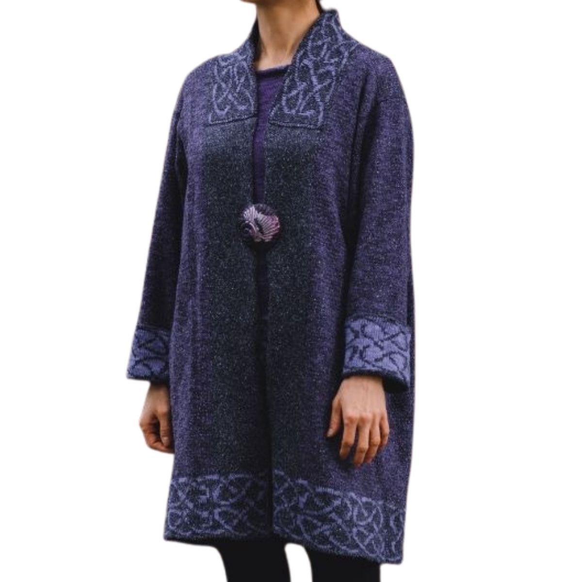 Bill Baber Long Mull Jacket - Grape