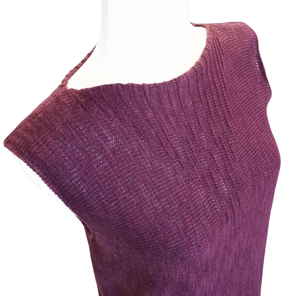 Bill Baber Long Sally Dress - Burgundy