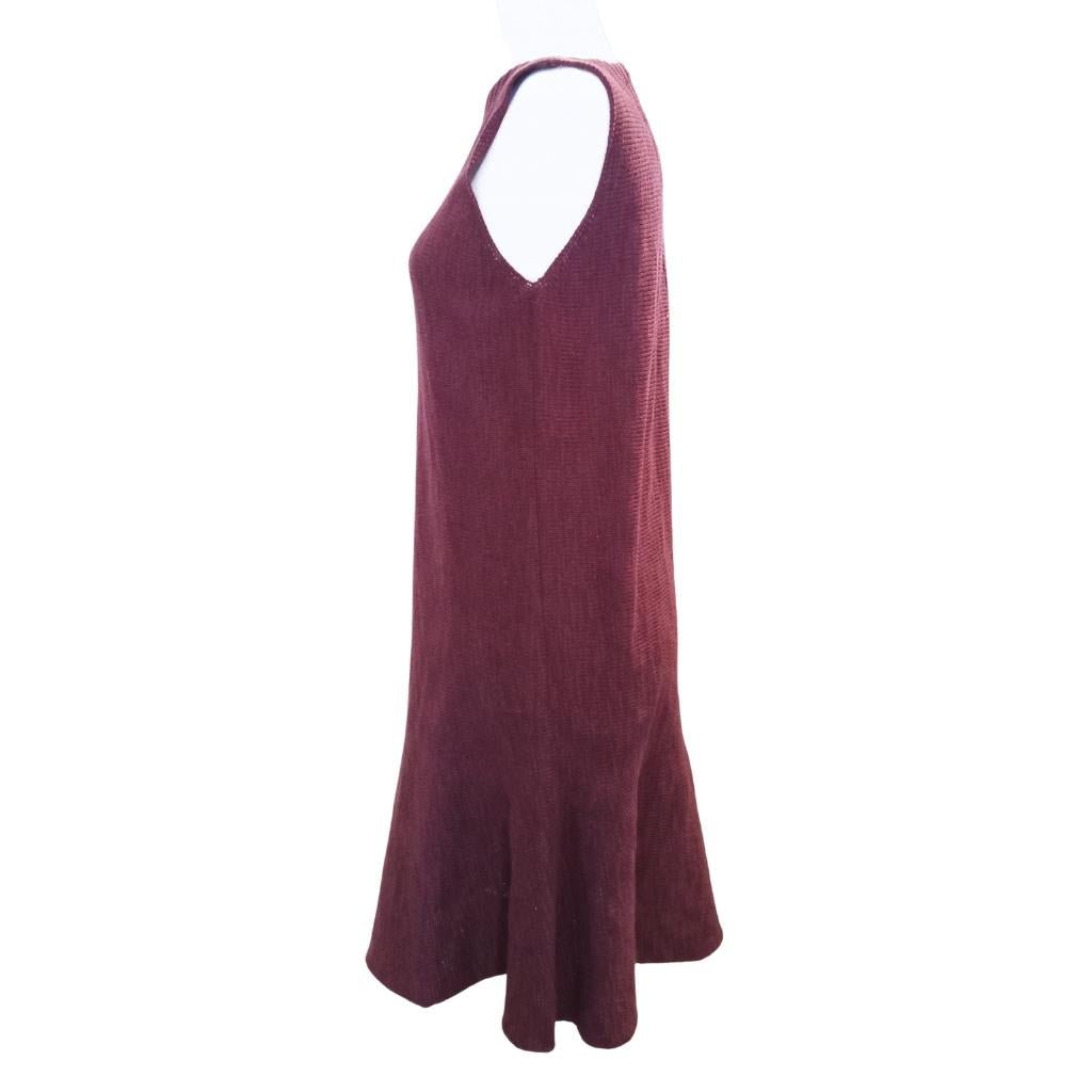 Bill Baber Long Sally Dress - Burgundy