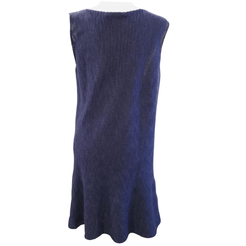 Bill Baber Long Sally Dress - Navy