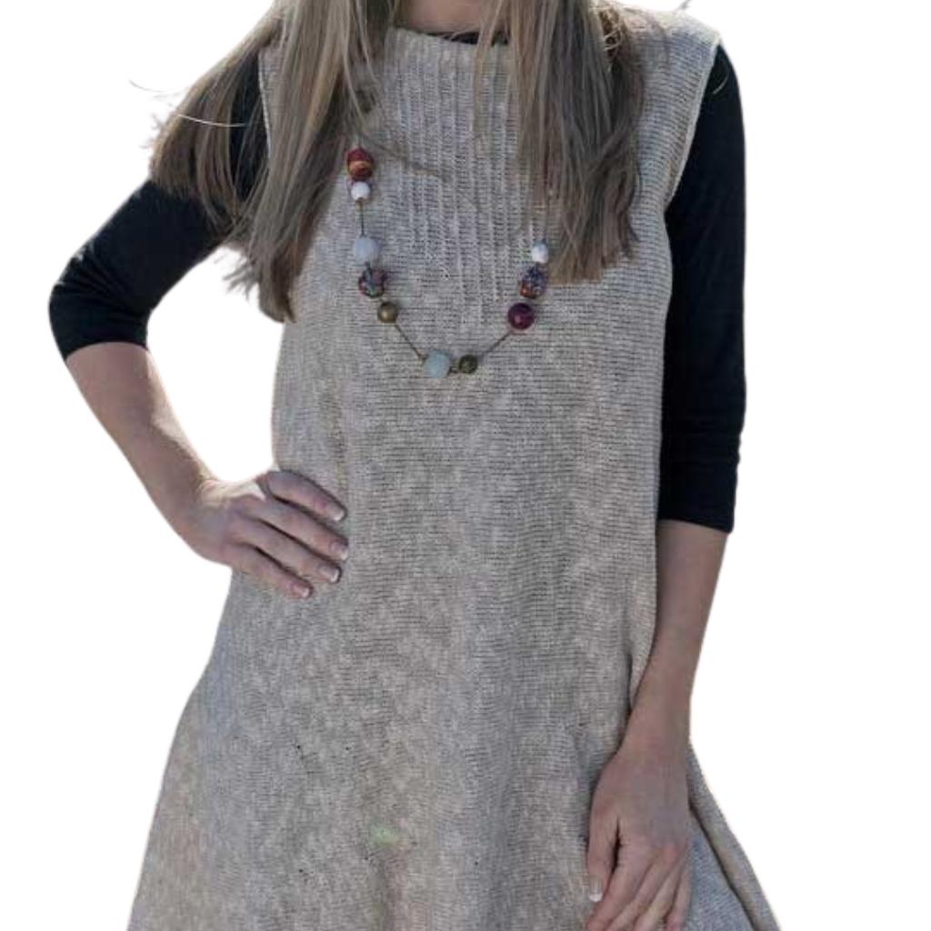 Bill Baber Long Sally Dress - Oat