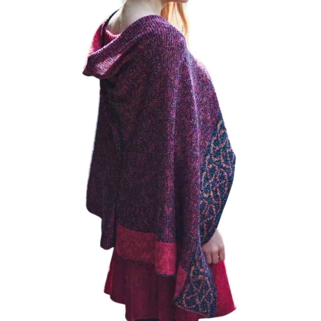 Bill Baber Wallace Shawl- Berry