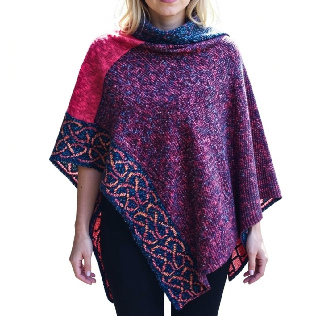 Bill Baber Wallace Shawl- Berry