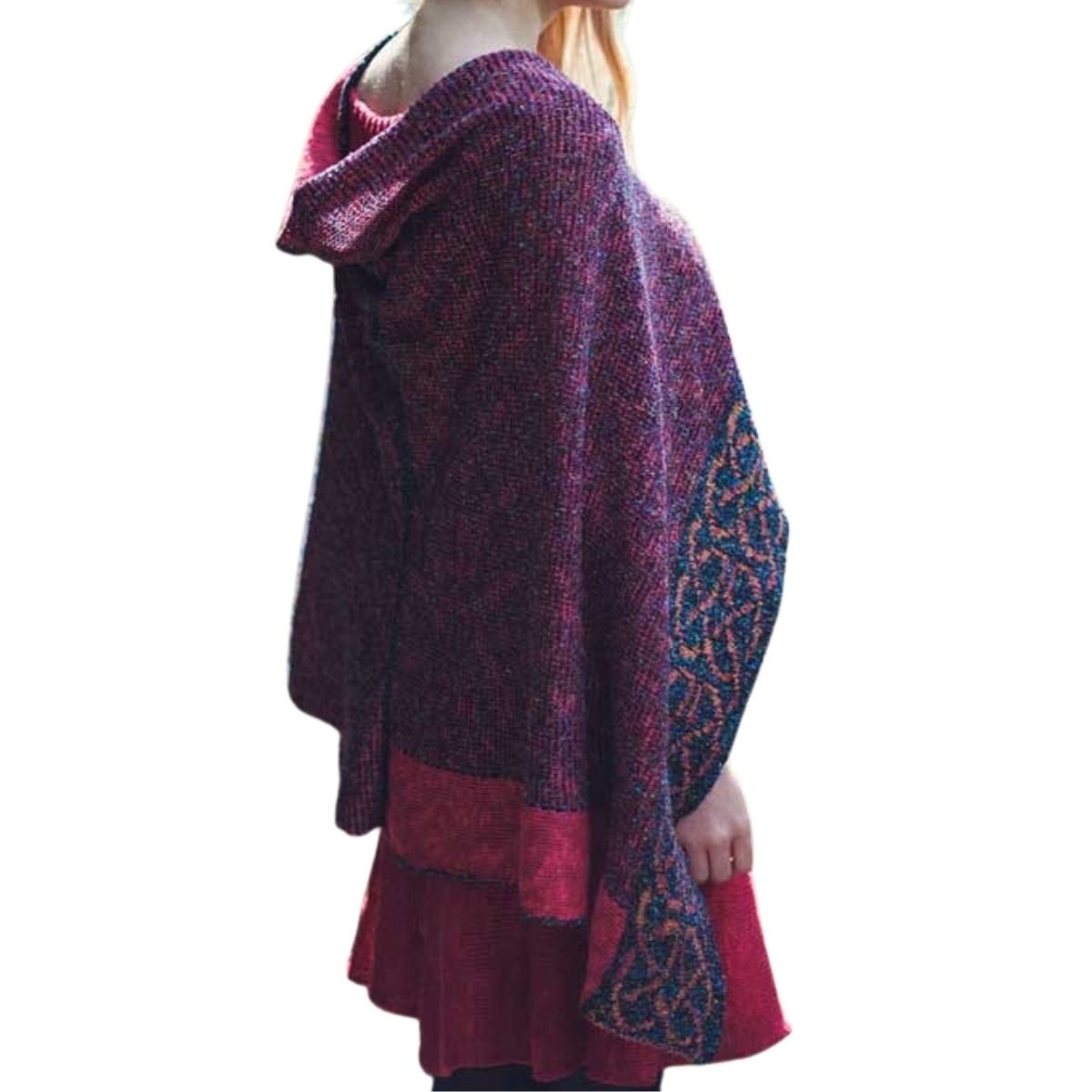 Bill Baber Wallace Shawl - Berry