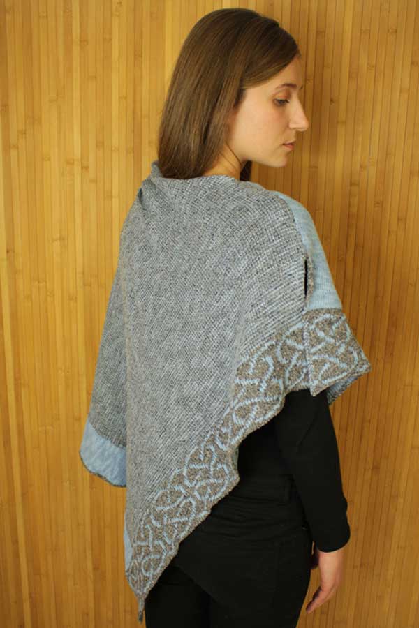Bill Baber Wallace Shawl - Sleet - The Celtic Gift Store - Scarves & Shawls