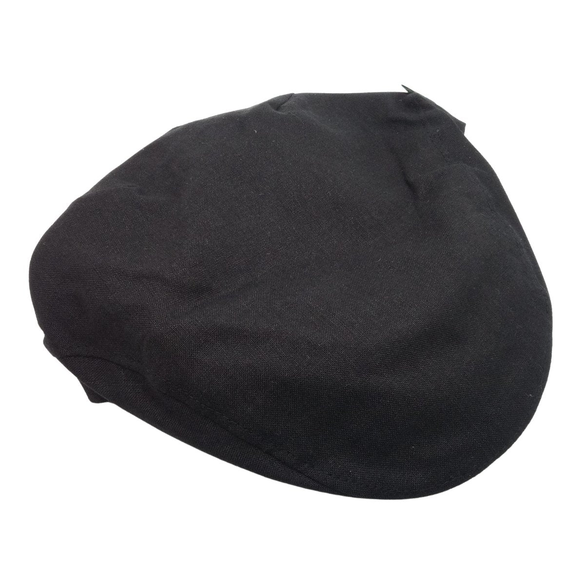 Black Mucros Weavers Linen Cap by Mucros Weavers - Hats