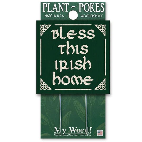 Bless This Irish Home Plant Pokes - The Celtic Gift Store - 