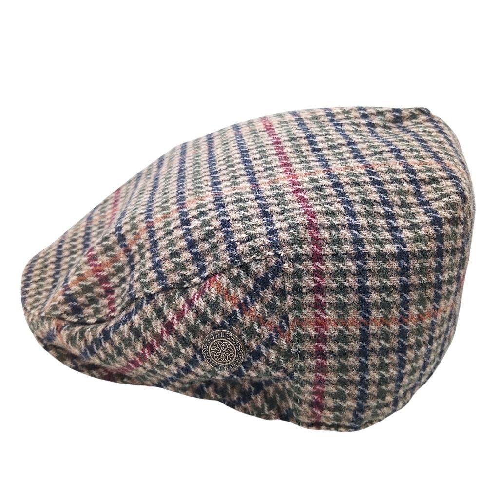 Boru Tweed Flat Cap- Houndstooth by Celtic Ore - Hats