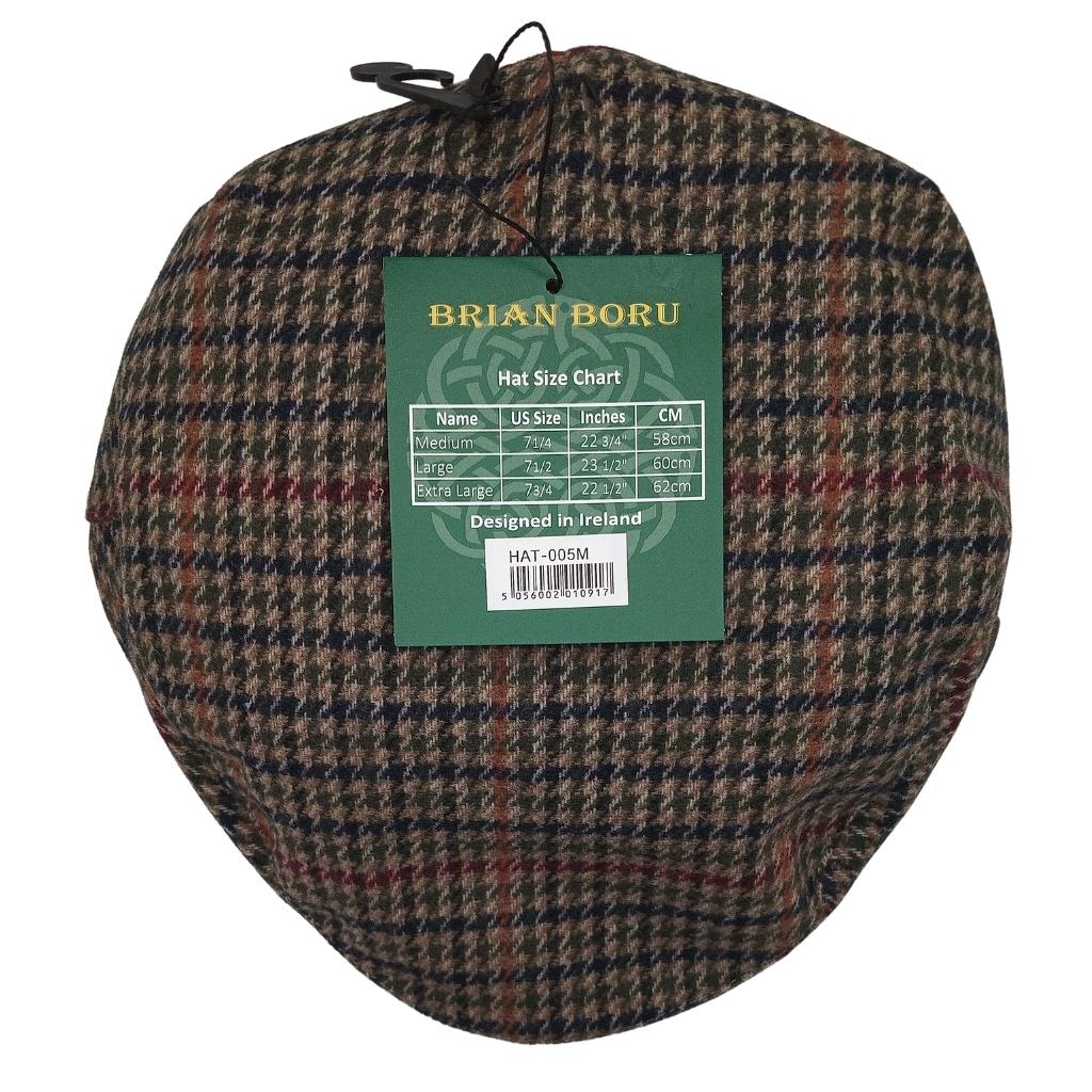 Boru Tweed Flat Cap- Houndstooth by Celtic Ore - Hats