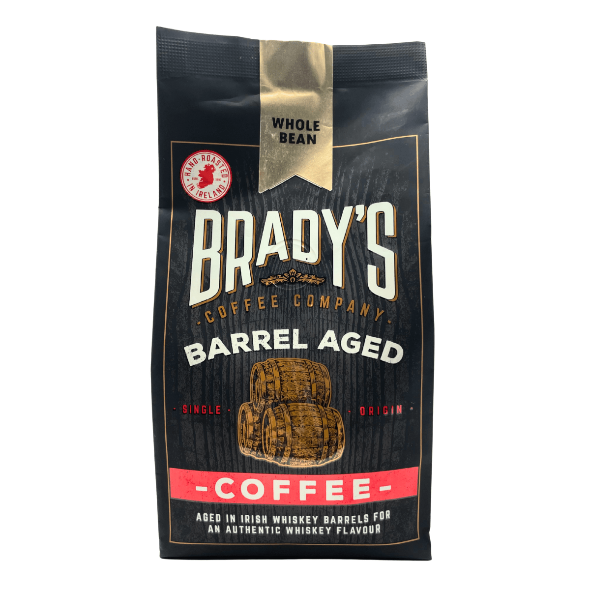 Brady's Coffee Barrel Aged Irish Whiskey Coffee - Whole Bean