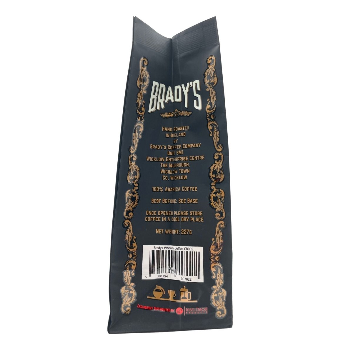 Brady's Coffee Barrel Aged Irish Whiskey Coffee - Whole Bean