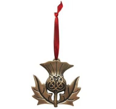Bronze Thistle Ornament - The Celtic Gift Store - Decor