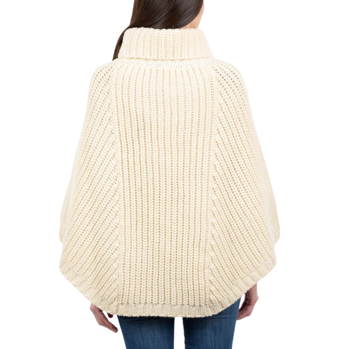 Cable Cowlneck Poncho