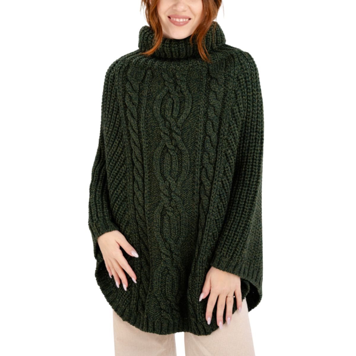 Cable Stitch Poncho