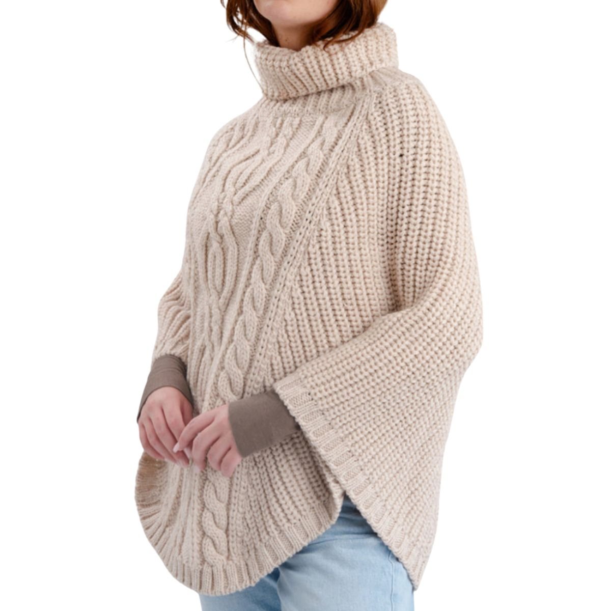 Cable Stitch Poncho