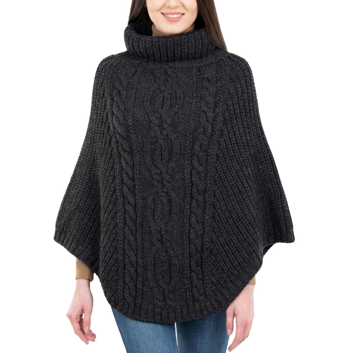Cable Stitch Poncho