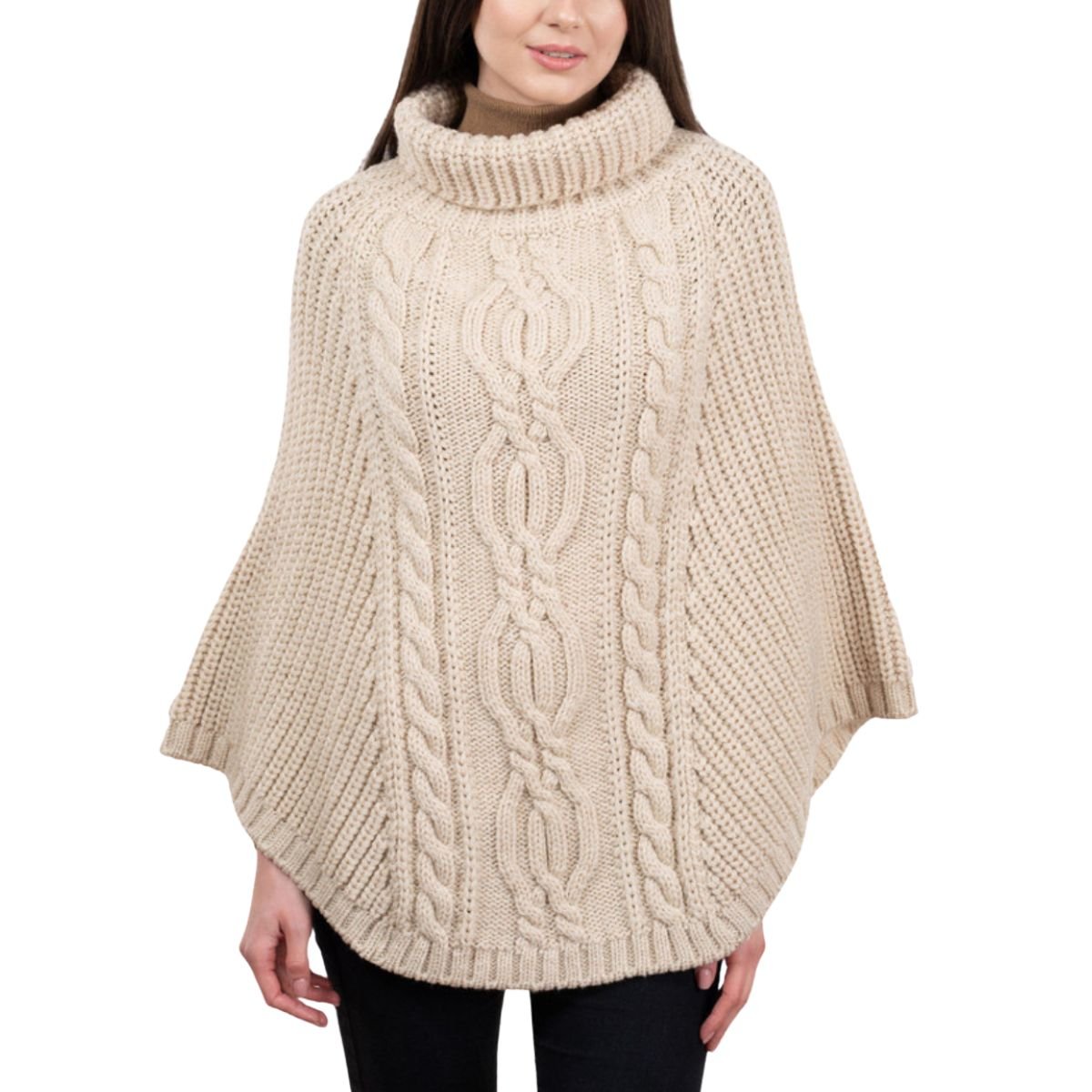Cable Stitch Poncho