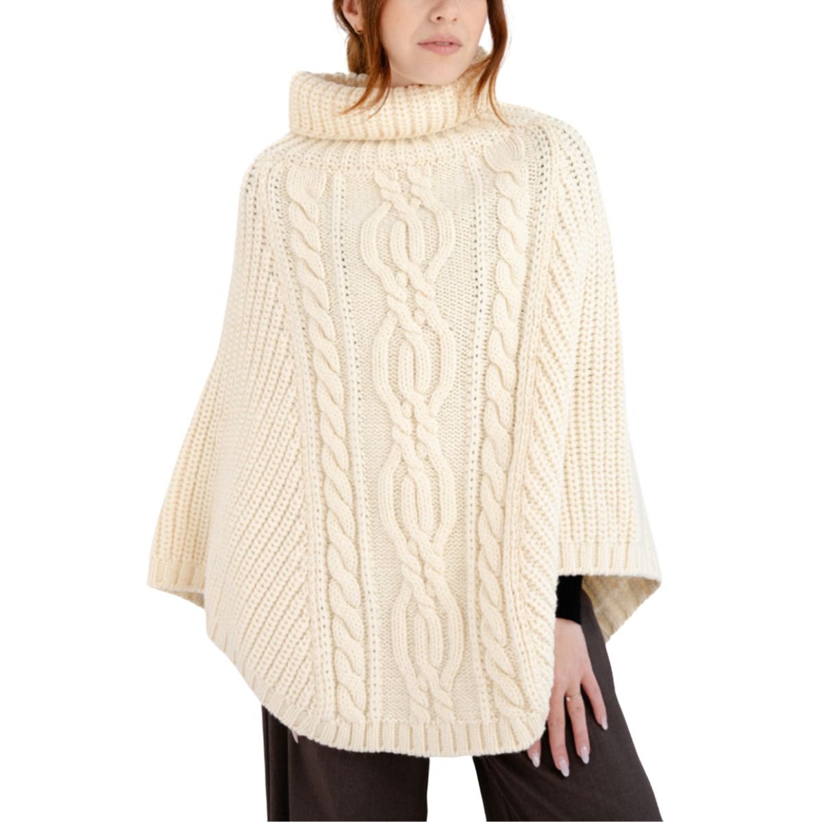 Cable Stitch Poncho