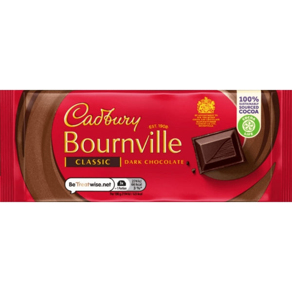 Cadbury Bournville Dark Chocolate - 100g - The Celtic Gift Store - Food